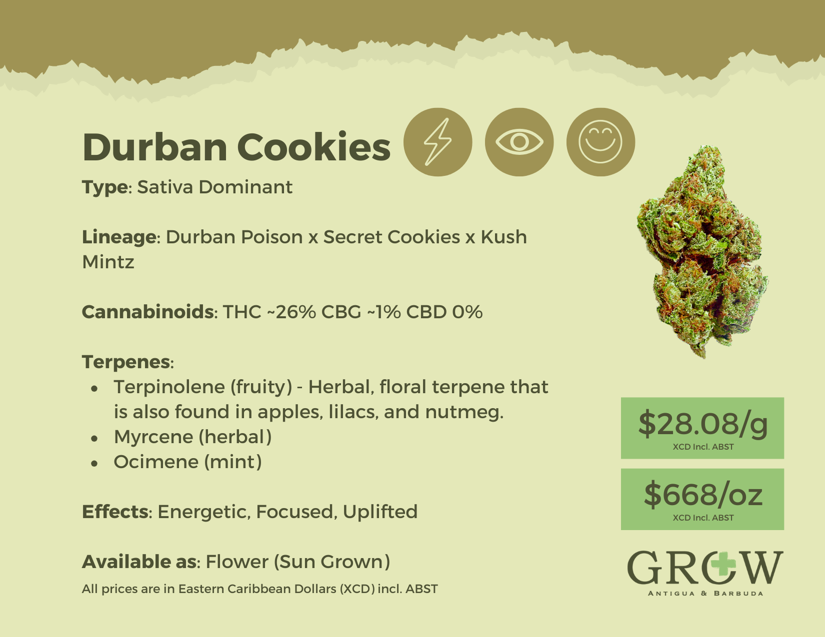 Durban Cookies Flower