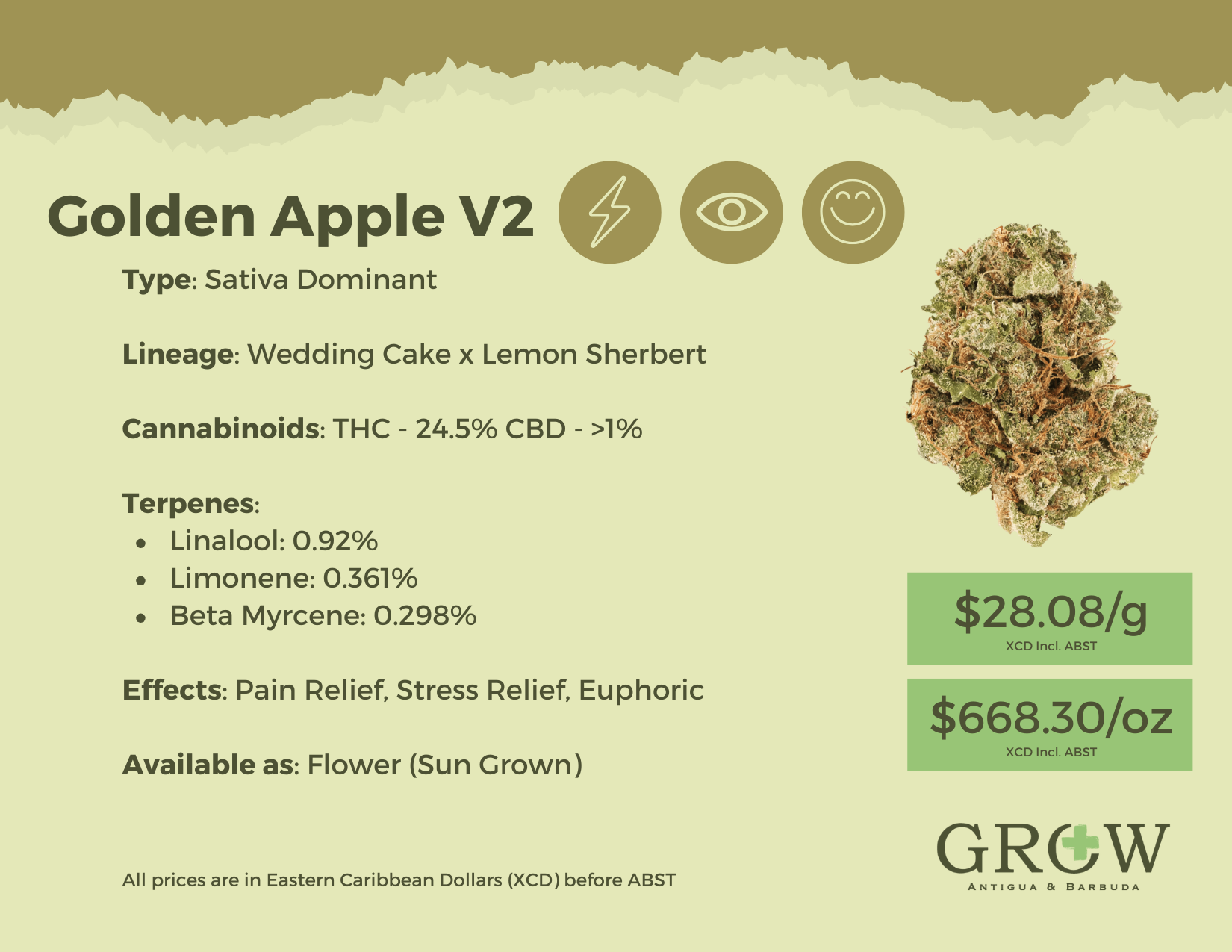 Golden Apple V2 Flower