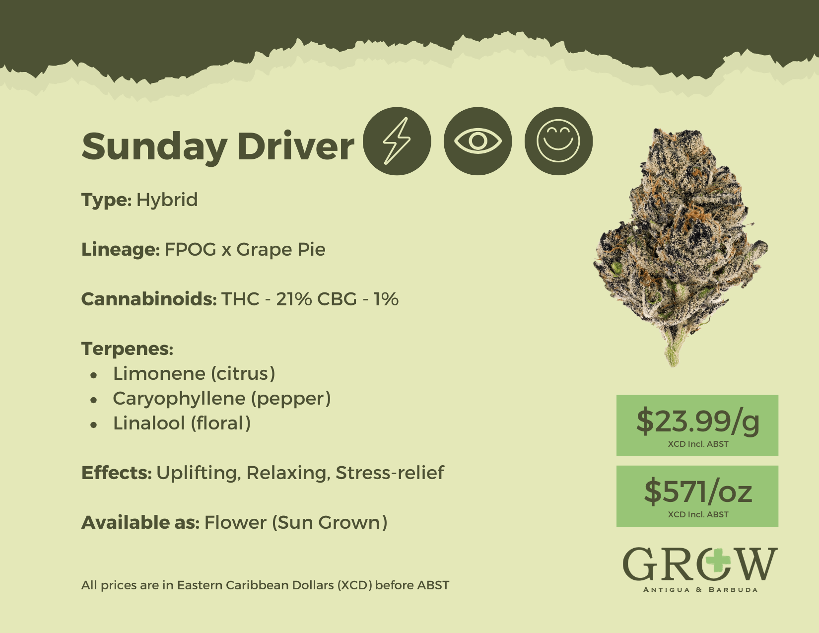 Sunday Driver Flower