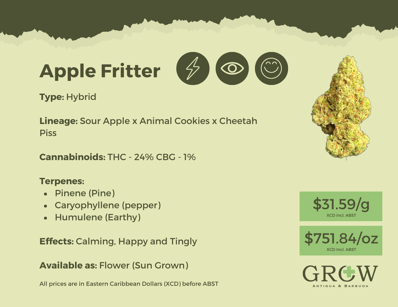 Apple Fritter Flower